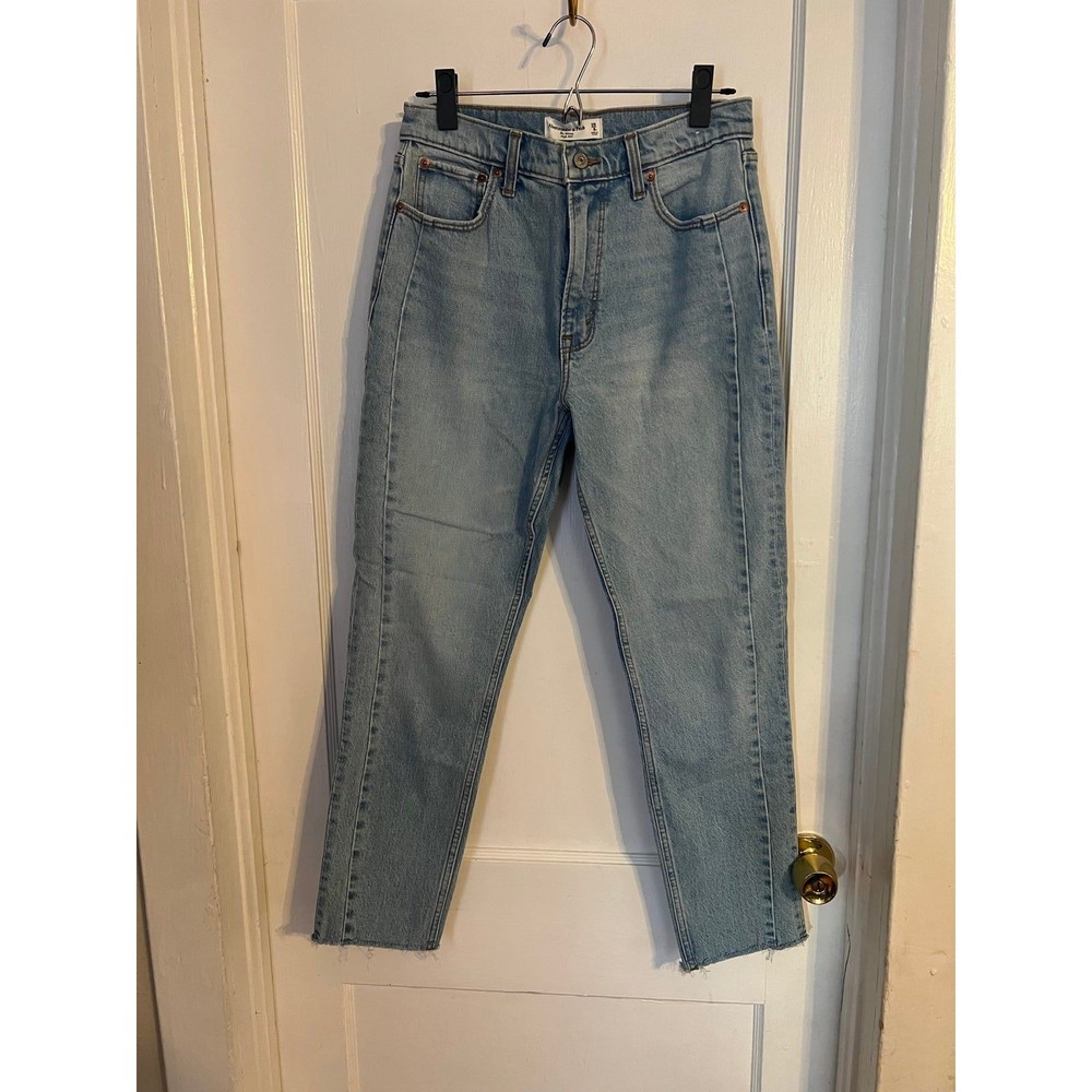 Abercrombie & Fitch The High Rise Skinny Light Wash Jeans NWT Size 29 8R